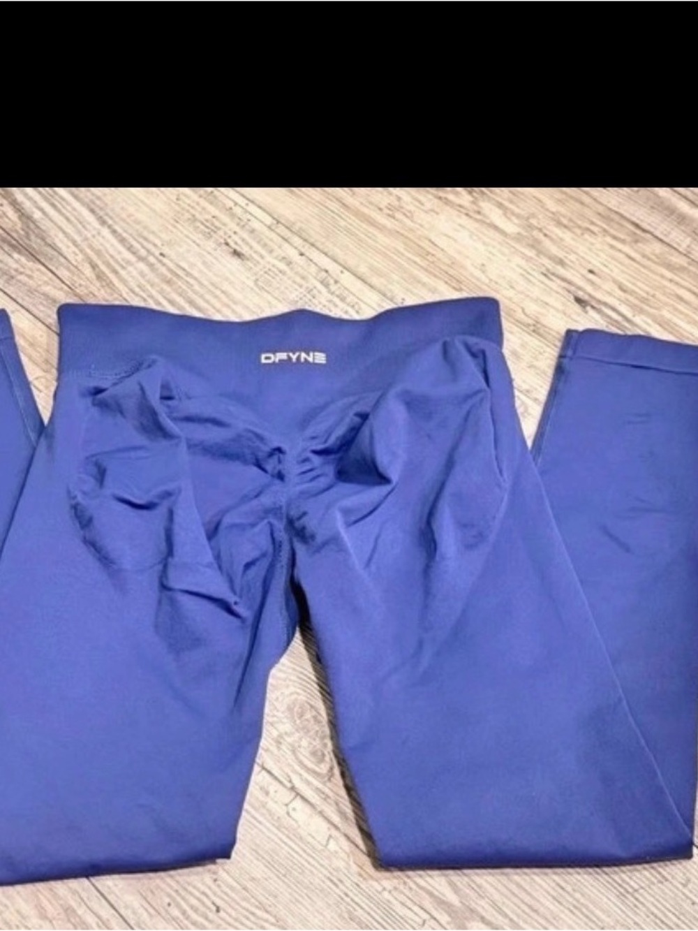 Dfyne Royal Blue Athletic Leggings